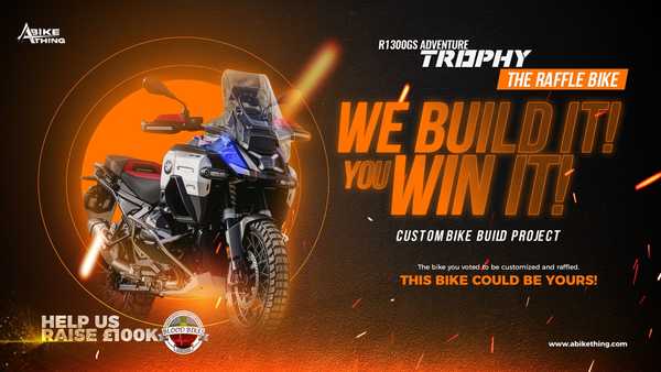 Win a R1300GS with A Bike Thing Prize Draw in aid of the Derbyshre Blood Bikes